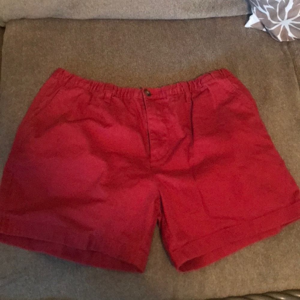 Red shorts